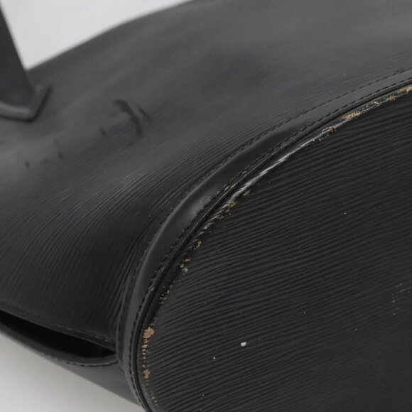 LOUIS VUITTON Epi Saint Jacques Shopping Shoulder Bag Black M52262 Auth 119122 - Picture 4 of 16